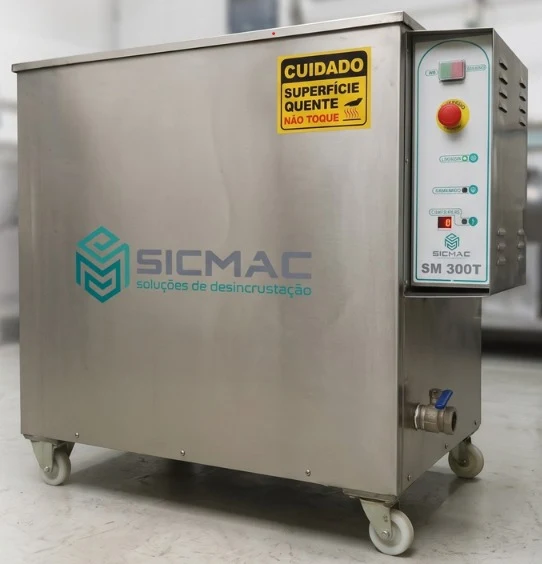 Tanque de desincrustação Sicmac SM 300 T em aço inox