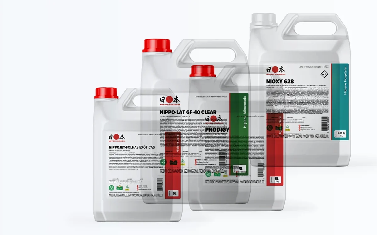Galões de produtos químicos profissionais Nippon Chemical